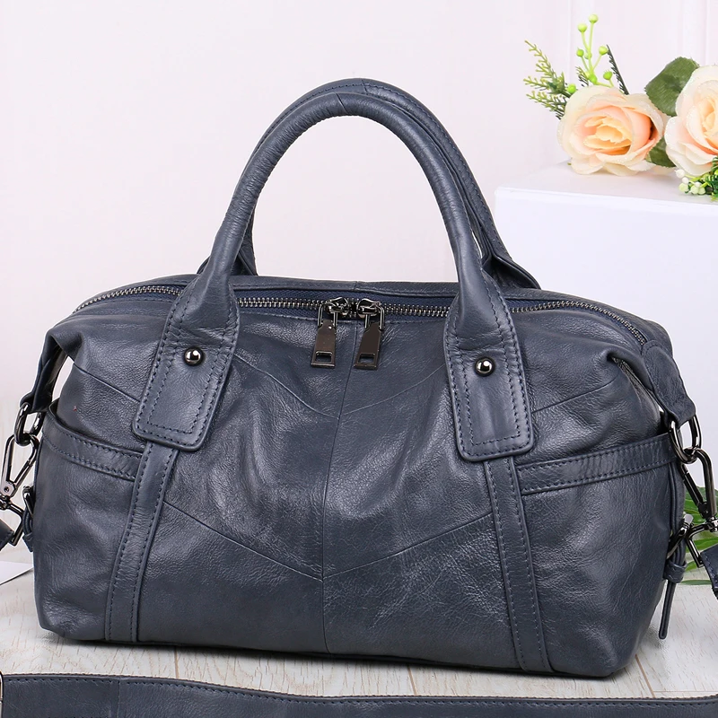 High quality fashion head layer cowhide handmade lady's bag cross-body bag lady's single shoulder bag lady's handbag