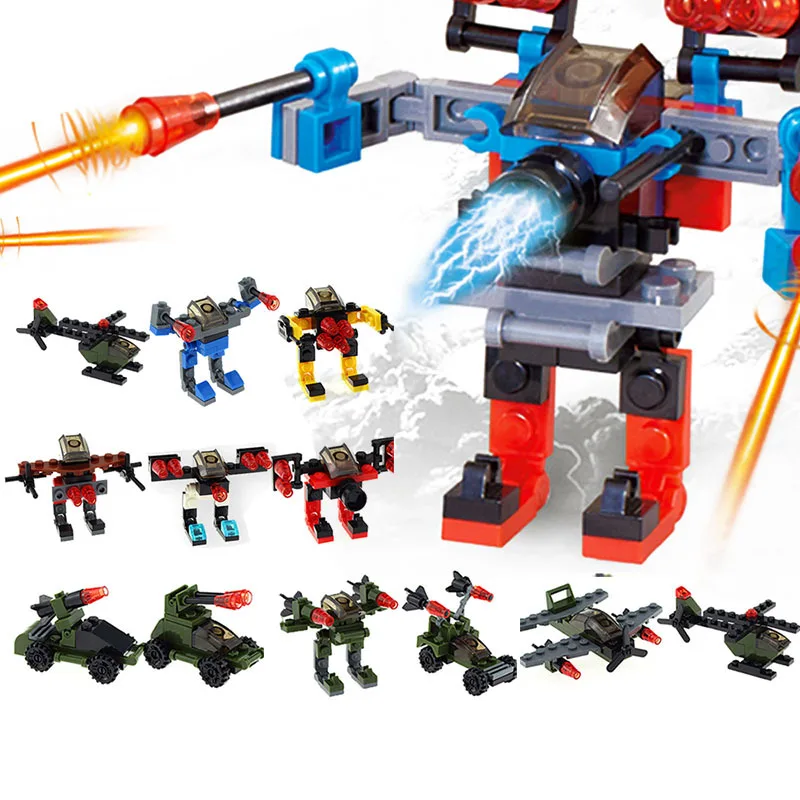 

CENGXIN 21-26pcs Military Series Plug-in Building Blocks Small Particle Assembly Toy Gift for Aircraft Tank Missile Vehicle