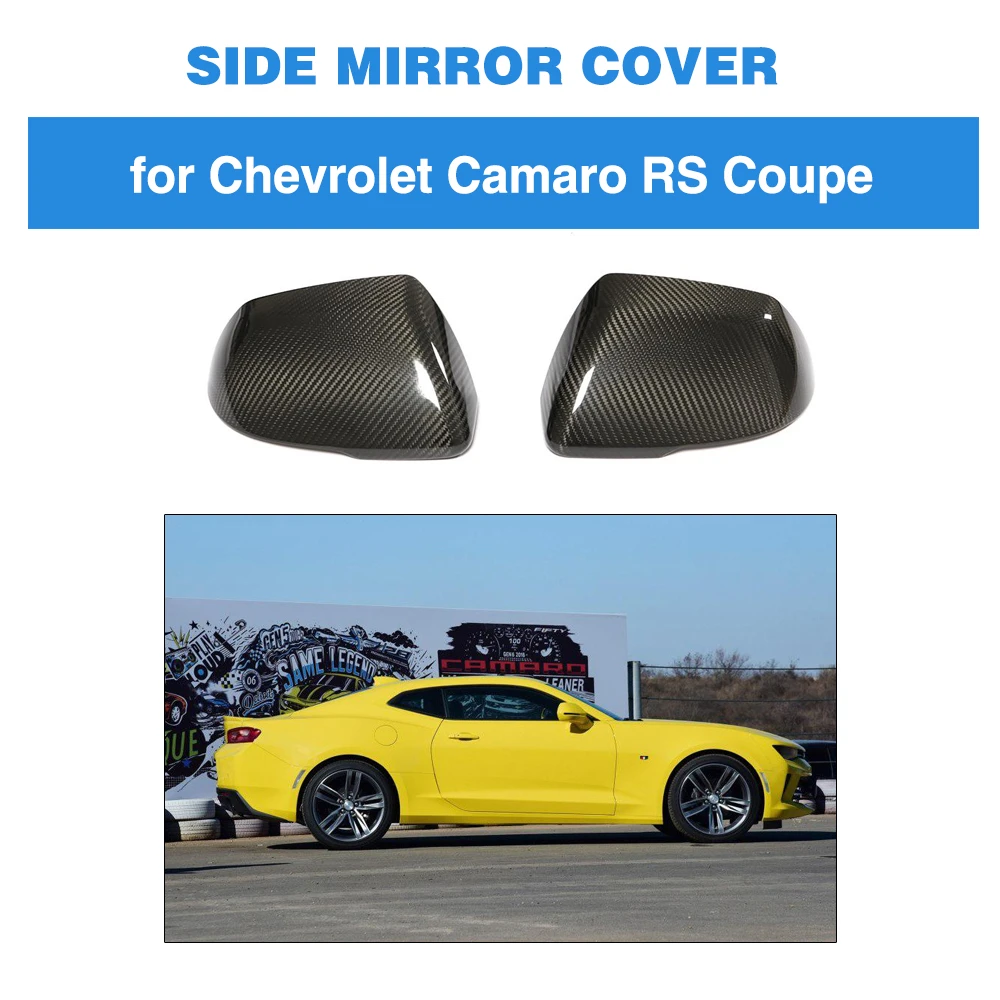 Cubierta de espejo de coche de carbono para Chevrolet Camaro RS Coupe 2  puerta 2016 2018 tapas de espejo retrovisor añadir en|Espejo y coberturas|  - AliExpress