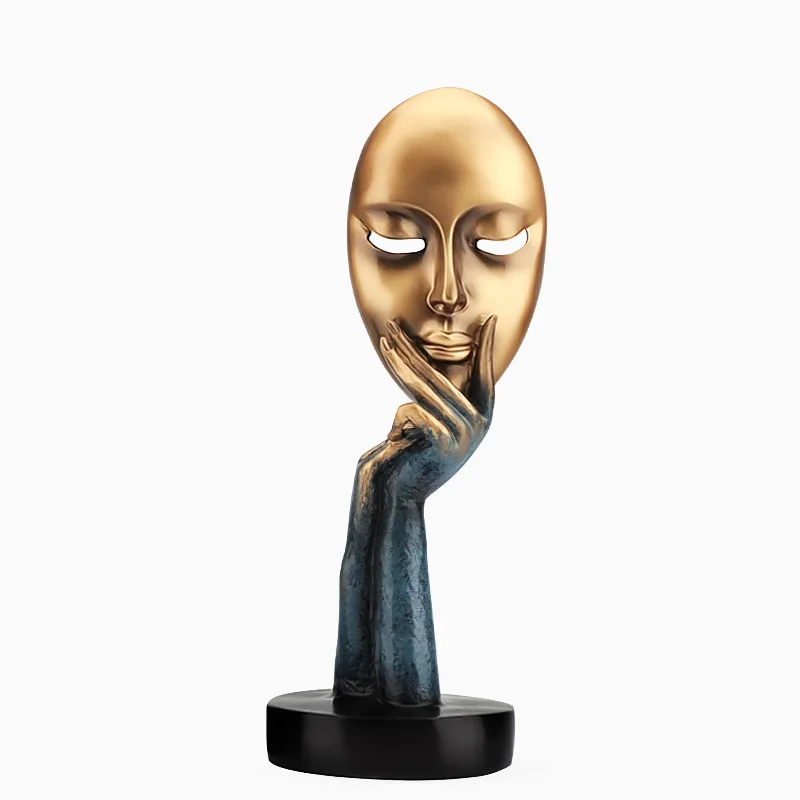 Billige Nordic Moderne Schönheit Harz Skulptur Engel Figur Statue Kunst Mädchen Figurine Handwerk Wohnkultur Zubehör Valentinstag Geschenk