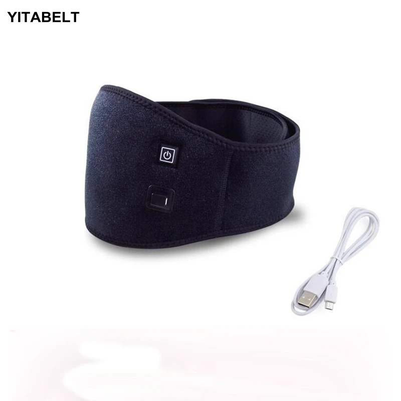

USB Smart Electric Waist Belt Lumbar Disc Herniation Strain Warm Women's Moxibustion Warm Stomach Belt Yoga Belt