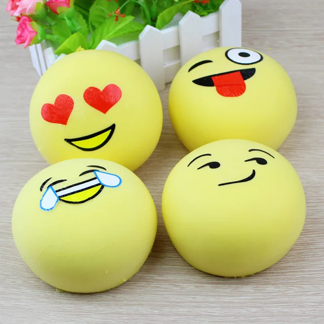 11cm kawaii jumbo bread cake gags jokes toy squeeze emotion emoji emoji jokes