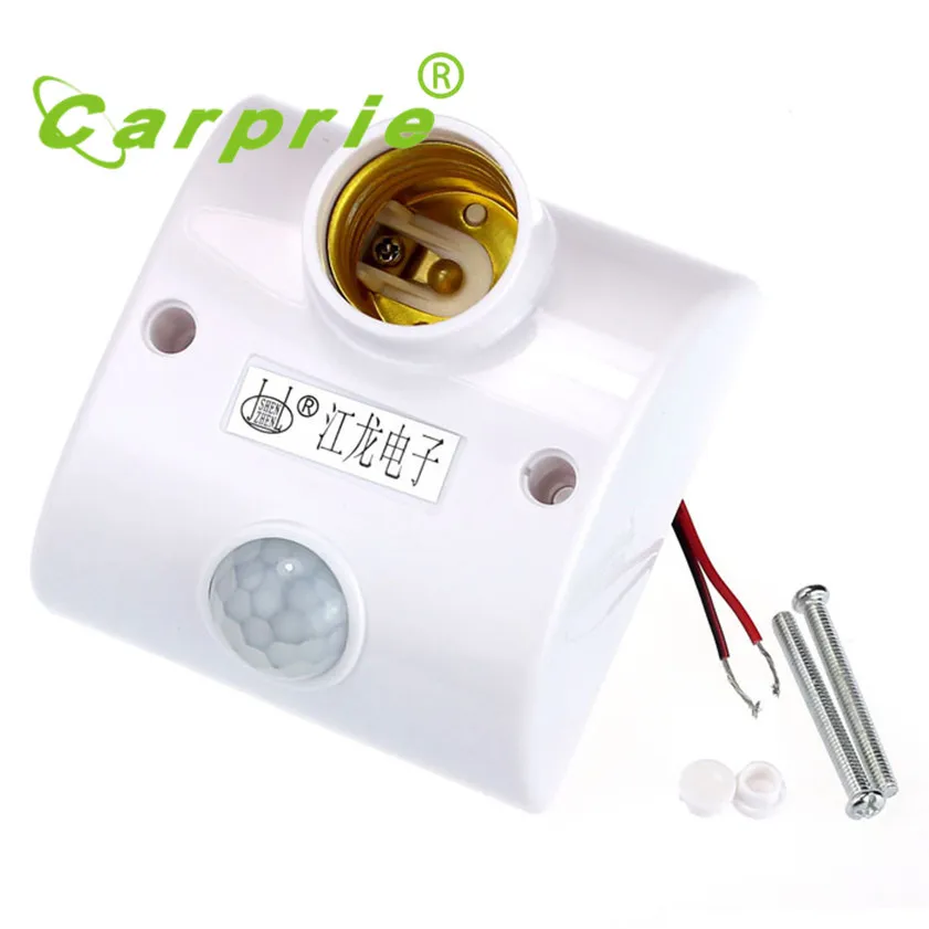 Super E27 Infrared Motion PIR Sensor Automatic LED Light Lamp Holder