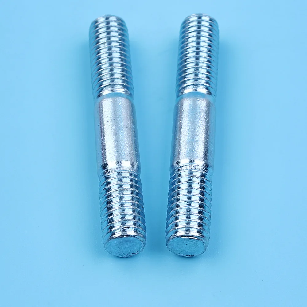 2pcs/lot Muffler Exhaust Bolt Studs For Honda GX240 GX270 GX340 GX390