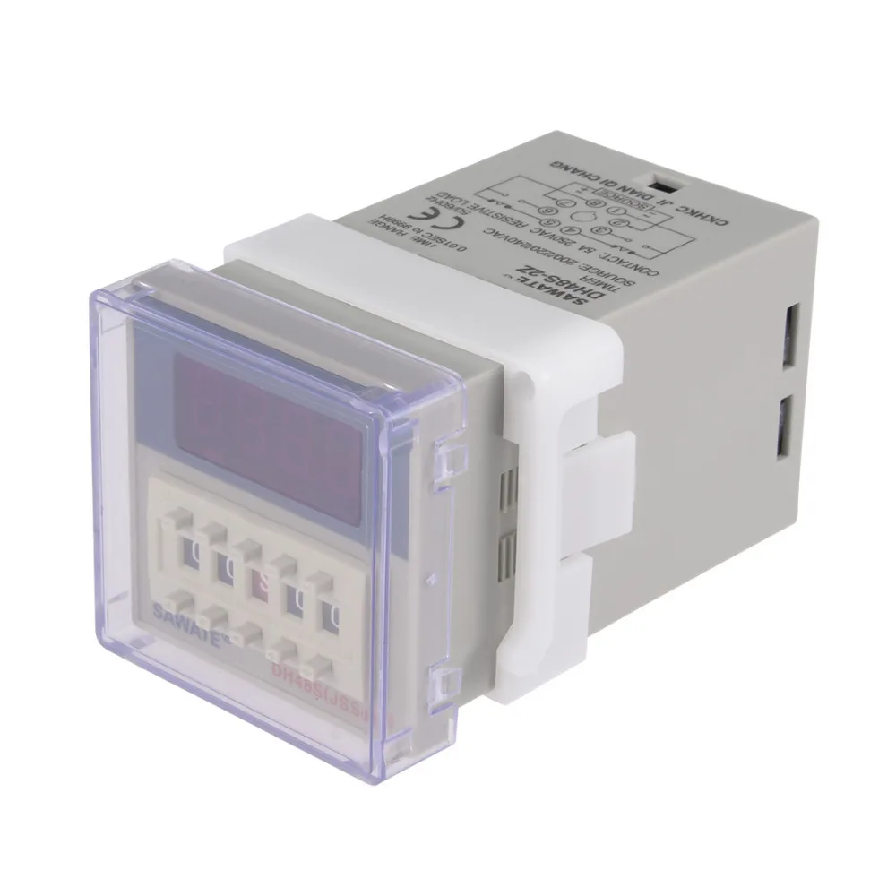 

Uxcell 220V Relay 0.01s-99h99m 8 Terminals Range Adjustable Delay Timer Time Relays Power Supplies Electrical Equipment DH48S-2Z