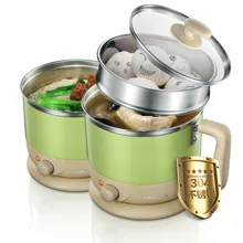 Мини портативный Электрический риса плита нержавеющая сталь Ланчбокс 2 слоя пароход multi S для студентов Паровая тушить 1.2L