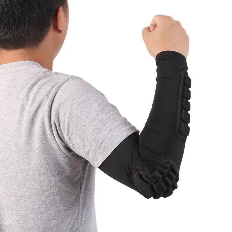 Protective Crashproof Football Basketball Shooting Arm Sleeve Elbow Support Wrap 