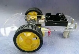 

Motor Smart Robot Car Chassis Kit Speed Encoder Battery Box Free Shipping