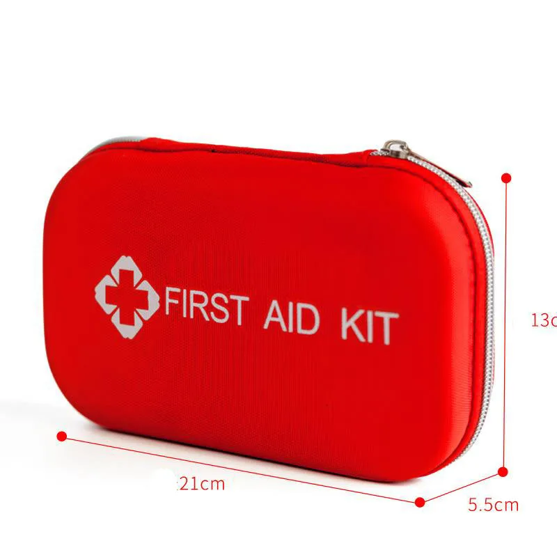 216 unids/lote primeros auxilios de emergencia de Kit de deportes al aire libre impermeable de la familia Camping viaje tratamiento médico de emergencia YJJB004