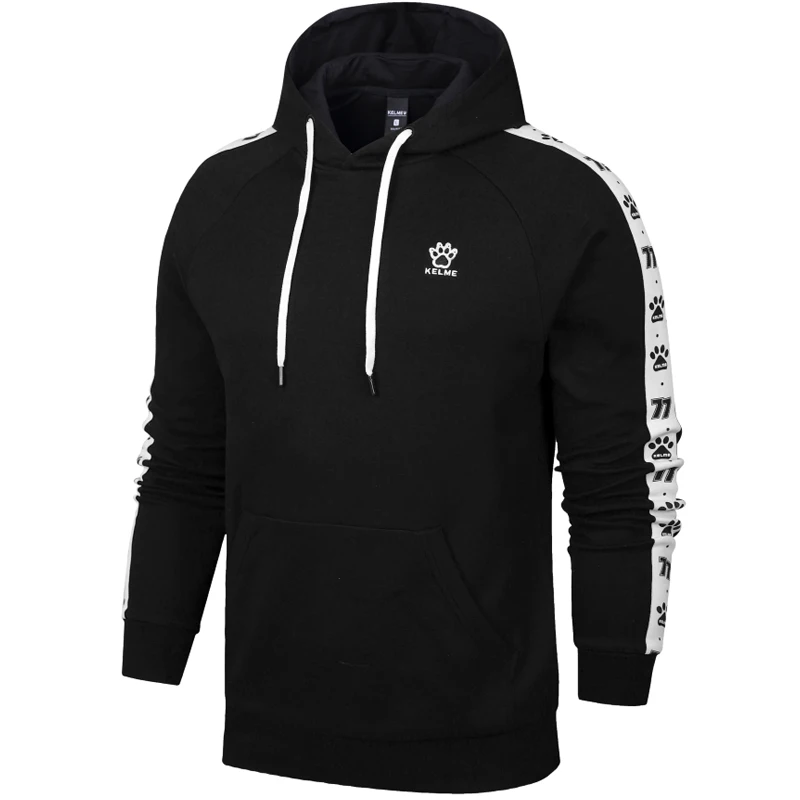 

KELME sports sweater men's hooded pullover long-sleeved knit sweater 3671021
