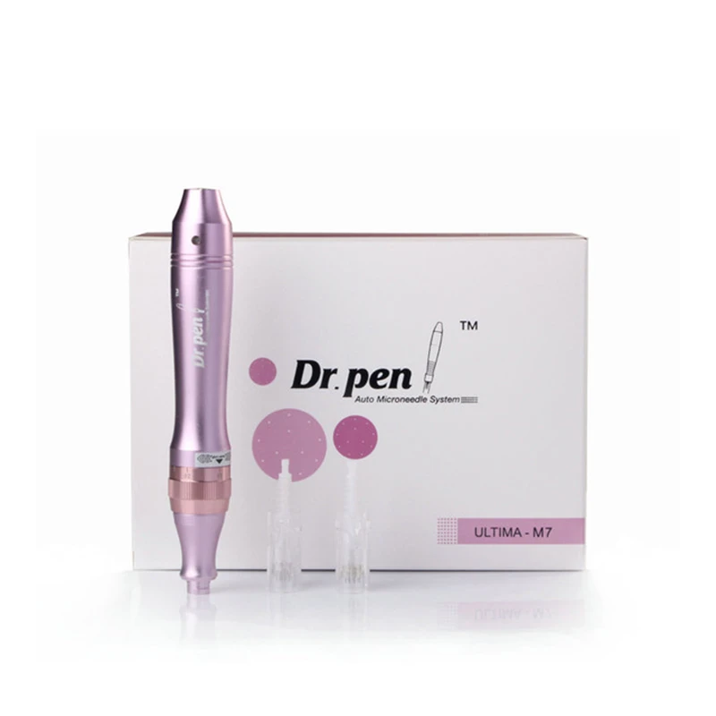 Проводная электрическая ручка Dr. pen M7-C, автоматическая Дерма ручка, игольчатые картриджи, макияж, тату, наконечники для Ultima, электрическая микроигла, терапия