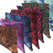 Мужская мода карманные площадь классические тканые полиэстер, шелк Gravata полосатый банкет для мужчины галстук платочек носовой