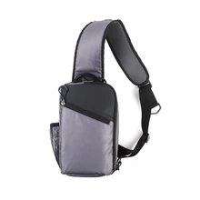 Высококачественная многофункциональная сумка для ловли нахлыстом, нагрудная сумка, многофункциональная сумка с одним плечевым ремнем, сумки для рыболовных инструментов на молнии