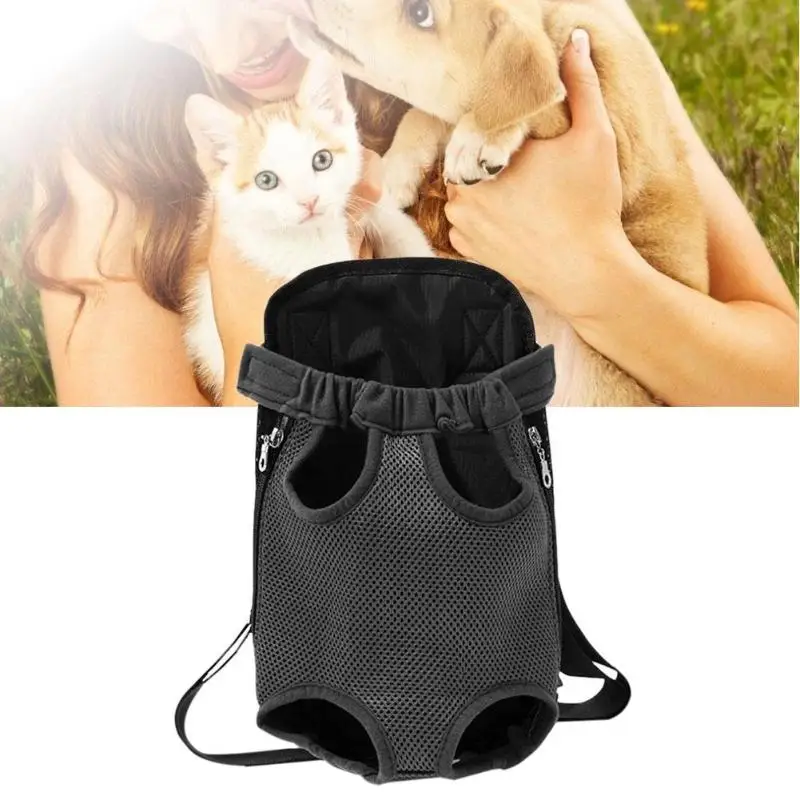 Pet Dog Cat Carrier сетчатый Воздухопроницаемый рюкзак с регулируемым плечевым ремнем для путешествий портативный сумки на плечо товары для собак