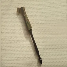 Новое роскошное английское перо для каллиграфии держатель медной пластины косой палисандр Dip Ручка держатель ручной работы Dip Ручка