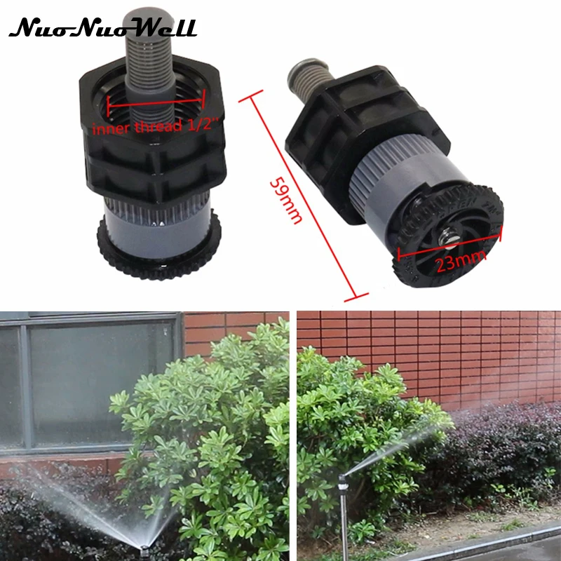 NuoNuoWell 0 360 регулируемые 1/2 &quotженские нитки микроорошение рефракция распылители