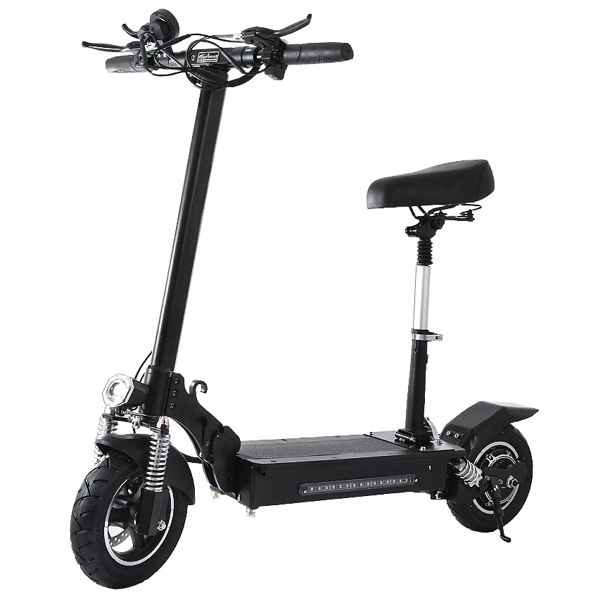  Adult Electric Bicycle Electric Scooters 18650 Lithium Battery 400W 36V Electric Scooter With Seat 