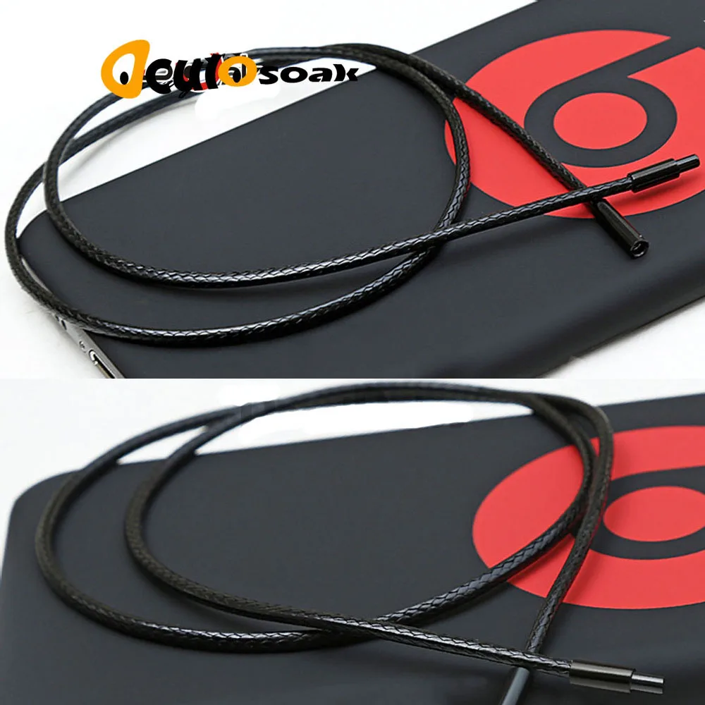 

1/1.5/2/ 3mm Leather Cord Black Necklace Cord Wax Rope Chain With Stainless Steel Clasp For Men Women DIY Necklace Jewelry 3pcs