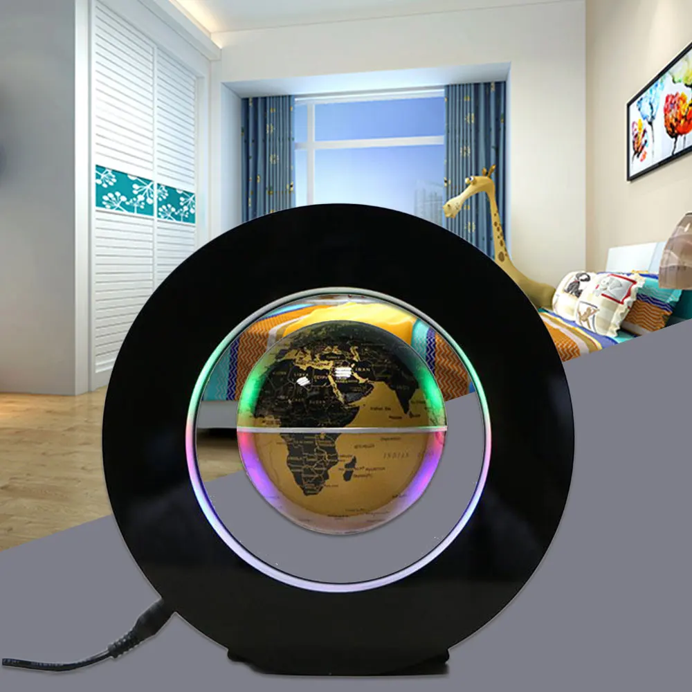 

LED Floating Globe Magnetic Levitation Light Magic Lamp Home Decoration UK Plug