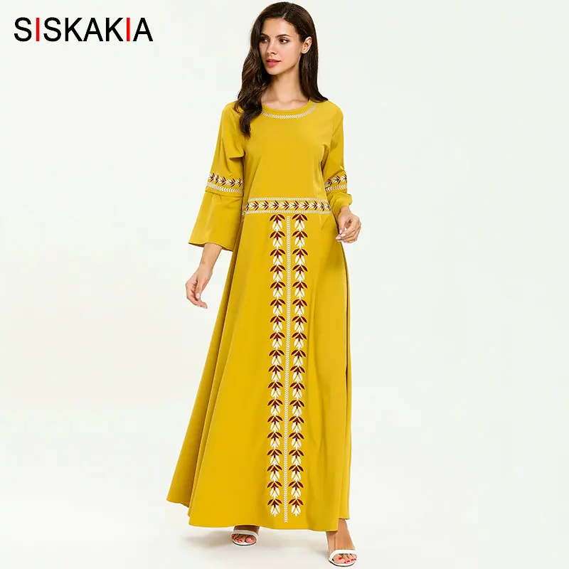 ethnic yellow dress