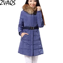 Парка с мехом енота, новинка,, женская зимняя куртка, модная, тонкая, LL0097, парка для женщин