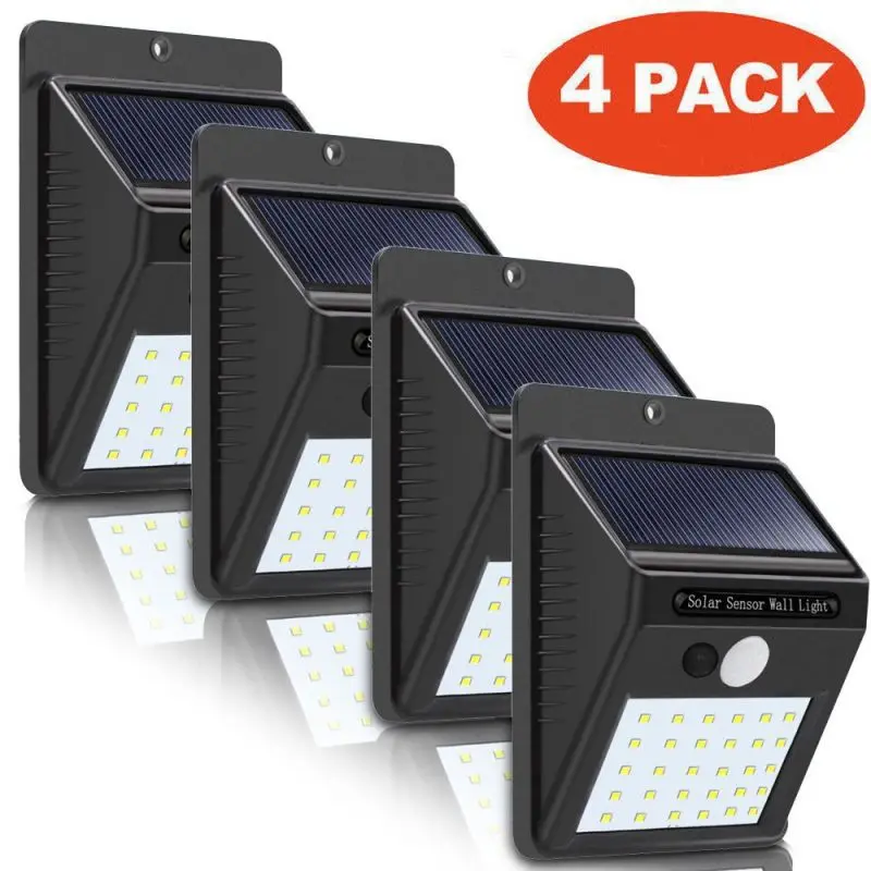 

2019New Outdoor Camping LED Solar Powered Wall Lamp PIR Motion Sensor Waterproof Light Camping Light