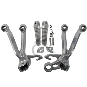 

motorcycle Aluminum Rear Footrests Foot pegs tripod Pedal stent assembly For SUZUKI GSXR1000 2003-2004