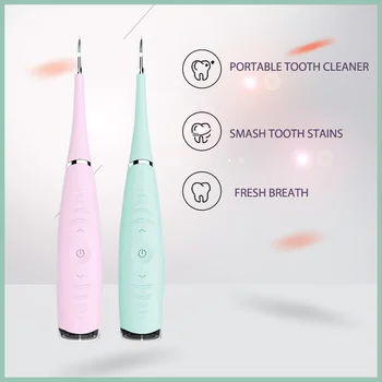 

1pc Dentist Electric Calculus Plaque Remover Scaler Sonic Cleaner Tooth Stains Tartar Tool Teeth Whitening Scraper