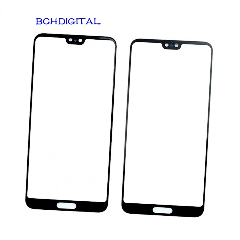 

BCHDIGITAL HW075 Black Front Screen Lens Outer Glass For Huawei P20 P20 Pro Replacement LCD Front Touch Screen Glass Outer Lens