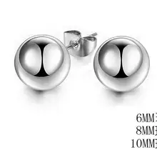 XIYANIKE новые 925 пробы серебряные модные серебряные серьги с бусинами для женщин Стерлинговое Серебро-ювелирные изделия Oorbellen Brincos VES6532