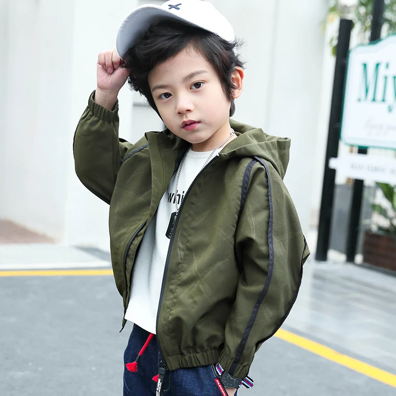 

Jackets For Boys Autumn Student Back To School Hooded Long Sleeve Sports Toddler Boy Jackets Teenage Clothes 5 8 10 12