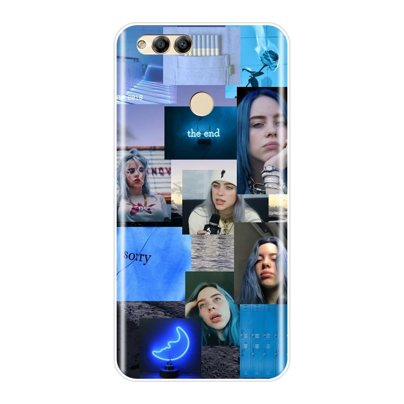 Чехол для телефона Billie Eilish Cool Girl для Huawei Honor 7 7S 7X 7A 7C Pro 10 9 8 8X MAX Honor 7 8 9 10 Lite силиконовый мягкий чехол-накладка - Цвет: No.3