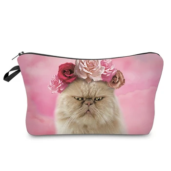 

2019 Travel Portable Cosmetic Bag with Fruit Pattern New Women Multifunction Makeup Cases Pouches Toiletry Organizer Storage Bag