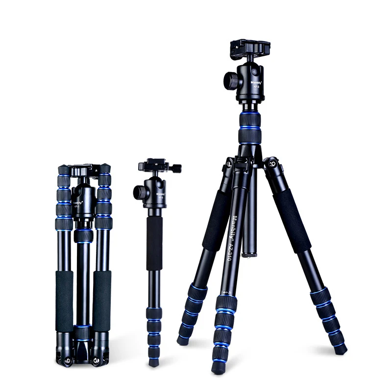  Manbily AZ-310 Tripod Digital SLR Camera Stand Micro Single Portable Travel Monopod for Nikon Canon