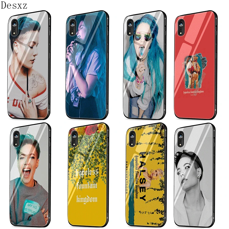 Стеклянный Чехол для мобильного телефона Desxz чехол iPhone 5 5S SE 6 6s 7 8 Plus XR X XS Max |