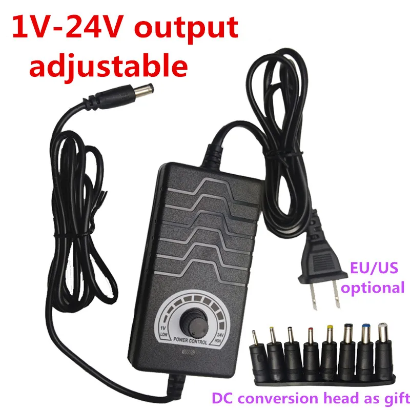 

Adjustable AC/DC 2V 3V 4V 5V 6V 7V 8V 9V 10V 11V 12V 13V 14V 15V 16V 17V 18V 19V 20V 21V 22V 23V 24V 2A Adapter Power Supply