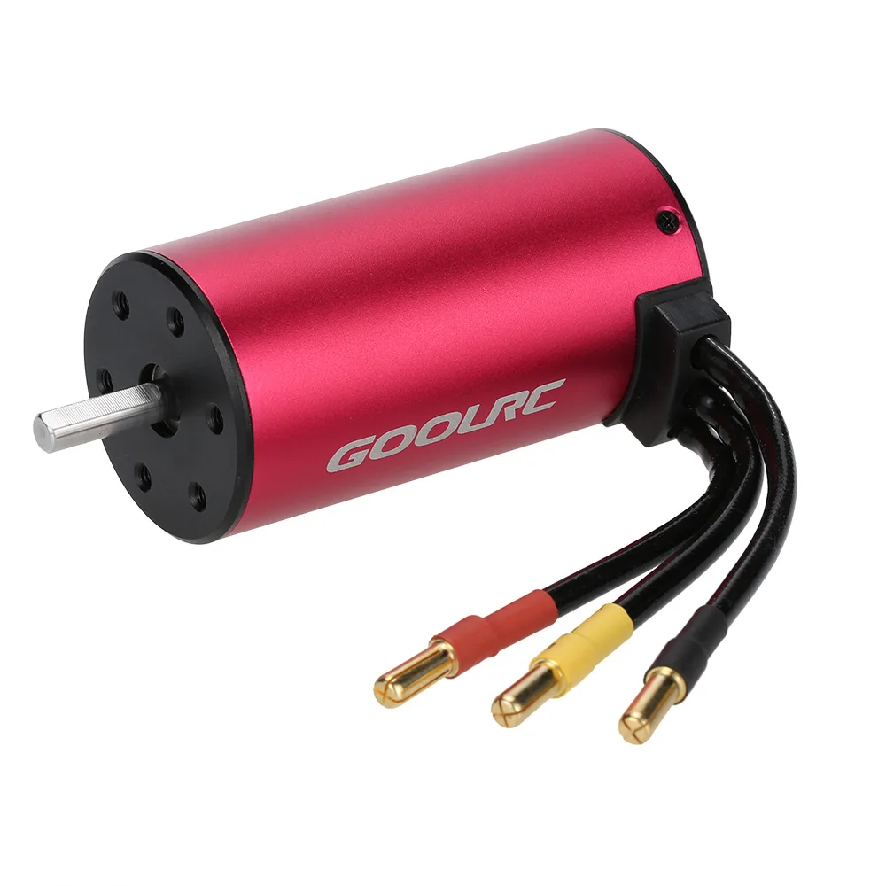 

Original GoolRC S3670 2850KV 4 Poles Sensorless Brushless Motor for 1/8 1/10 RC Car Truck Parts