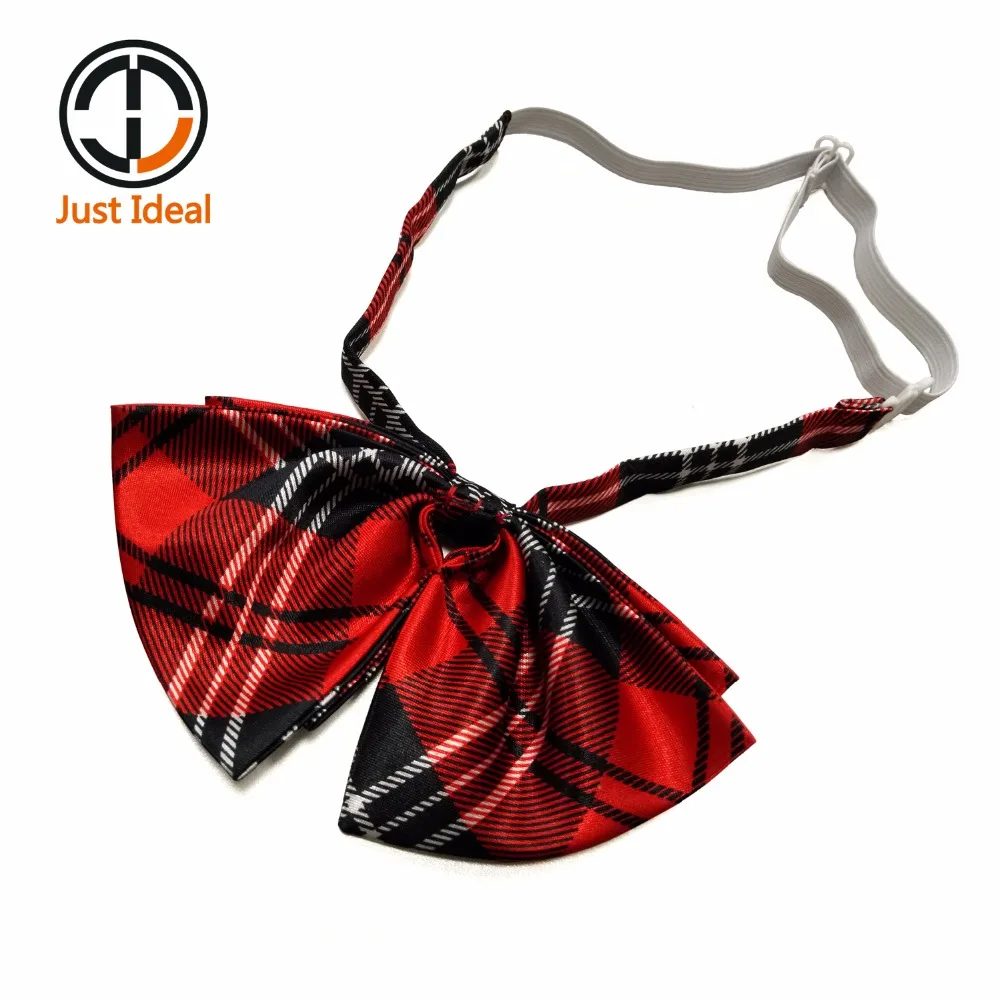 Girl Bow Tie Student School Uniforms Butterfly Collar Flower Adjustable