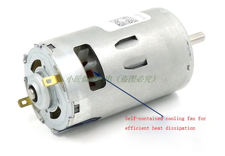 997 powerful DC motor, 12-36V high speed motor, silent ball bearing motor