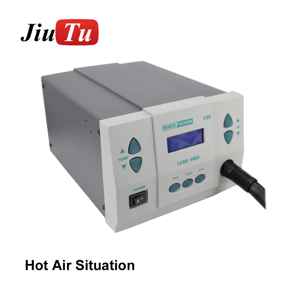 Hot Air Gun 858D 700W BGA Rework Solder Station Soldering Heat Air Gun Station 220V  110V For SMD SMT jiutu (4)