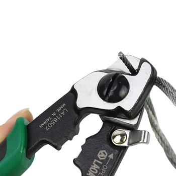 

LAOA 7 Inch Cable Cutter CR-MO Wire Scissors Wire Cutters Electrical Wire Cable Cutters Stripper Pliers For Electrician