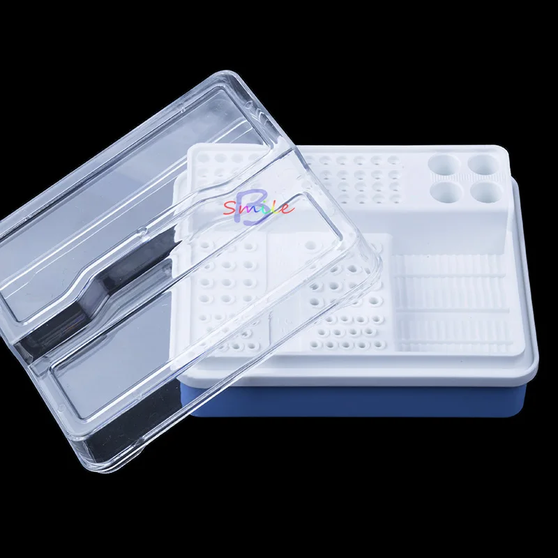 

Dentist 91 Holes Dental Endo Storage & Disinfection Box Case for Endo Burs Files Instrument Dentist Lab