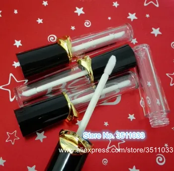 

30pcs 50pcs Elegant Black Empty Lip Gloss Bottle Black Plastic Liquid Lipstick Tube Professional Clear Lip Gloss Makeup Tools