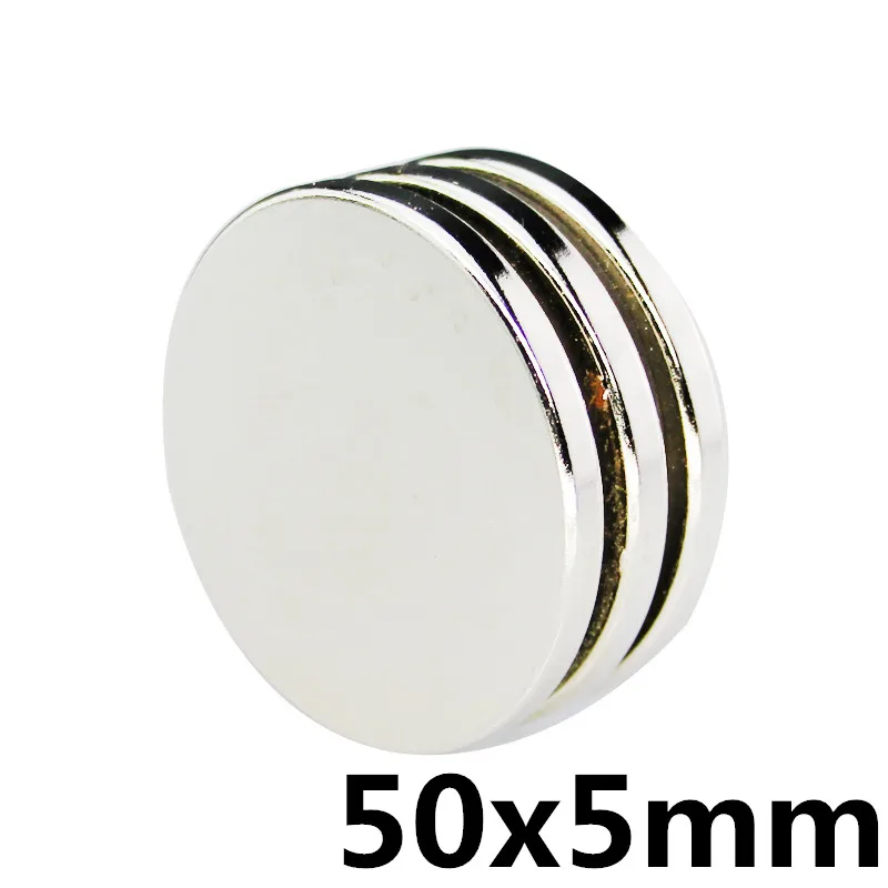 

2pcs Super Powerful Strong Bulk Small Round NdFeB Neodymium Disc Magnets Dia 50mm x 5mm N35 Rare Earth NdFeB Magnet