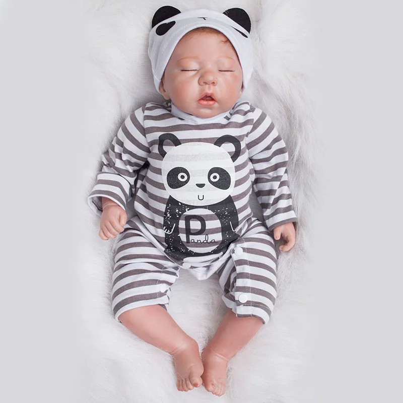 

20 Inch Dolls Reborn Sleeping Silicone Reborn Doll with Baby Clothes Bebe Tsum Tsum YDK-1R1 Bonecas Reborn Toys for Girls