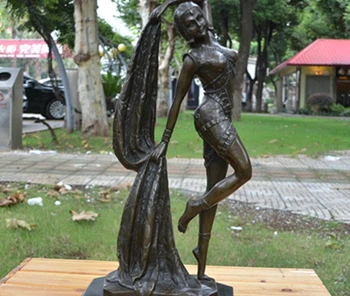 

Art Deco Sculpture Beautiful Woman Taxi Dancer Bronze Statue