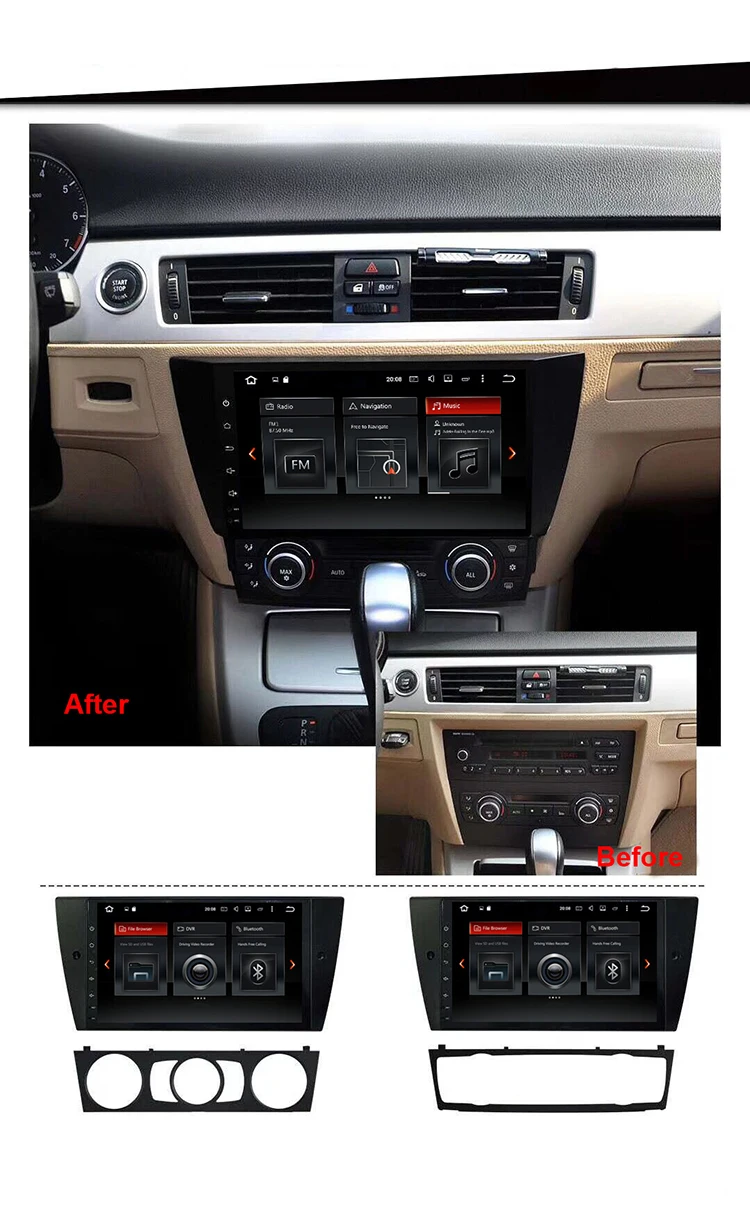 Top 9 Inch HD Touch Screen Autoradio Android 9.0 Car Multimedia For BMW E90 320i 325i 330i 2006-2012 year With GPS Navigation WiFi 0 Top 9 Inch HD Touch Screen Autoradio Android 9.0 Car Multimedia For BMW E90 320i 325i 330i 2006-2012 year With GPS Navigation WiFi 0