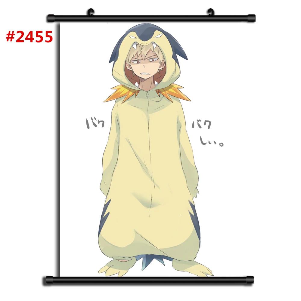 Boku no hero Academy Аниме Манга настенный плакат свиток d - Цвет: 2455
