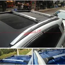 QDAEROHIVE автомобильный Стайлинг алюминиевый сплав боковые брусья поперечные рельсы на крышу багажника Багажник 2 шт. для Ford Ecosport 2013