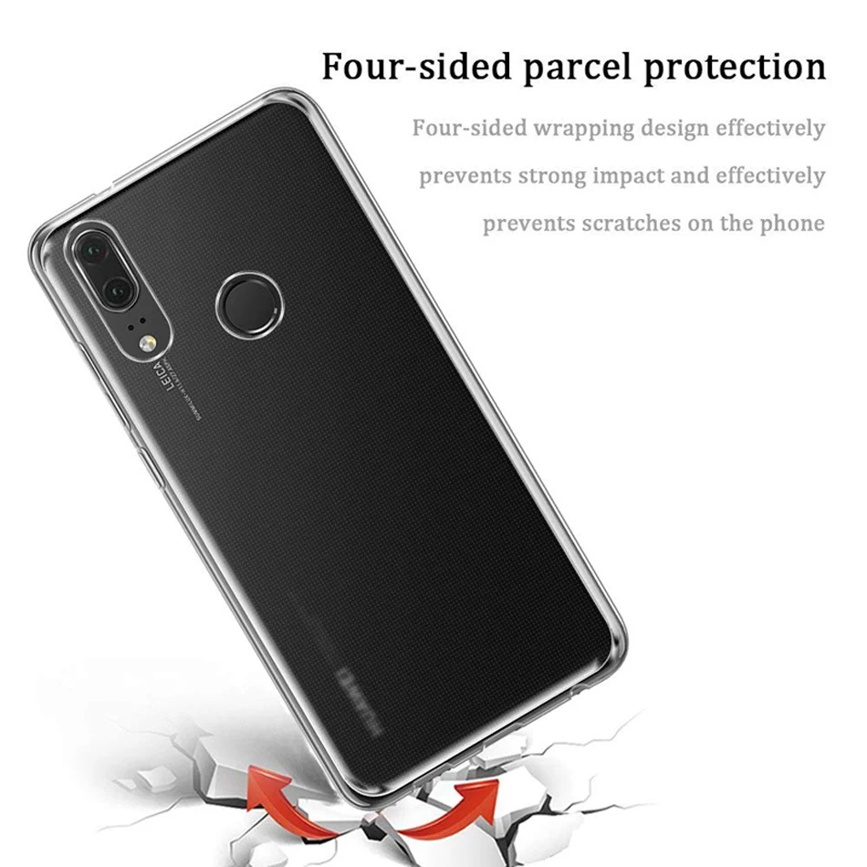 Роскошный прозрачный силиконовый мягкий чехол Oppselve из ТПУ для Huawei P30 Pro P20 Lite P Smart